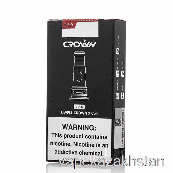 Vape Kazakhstan Uwell Crown X Replacement Coils 0.6ohm Crown X Coils